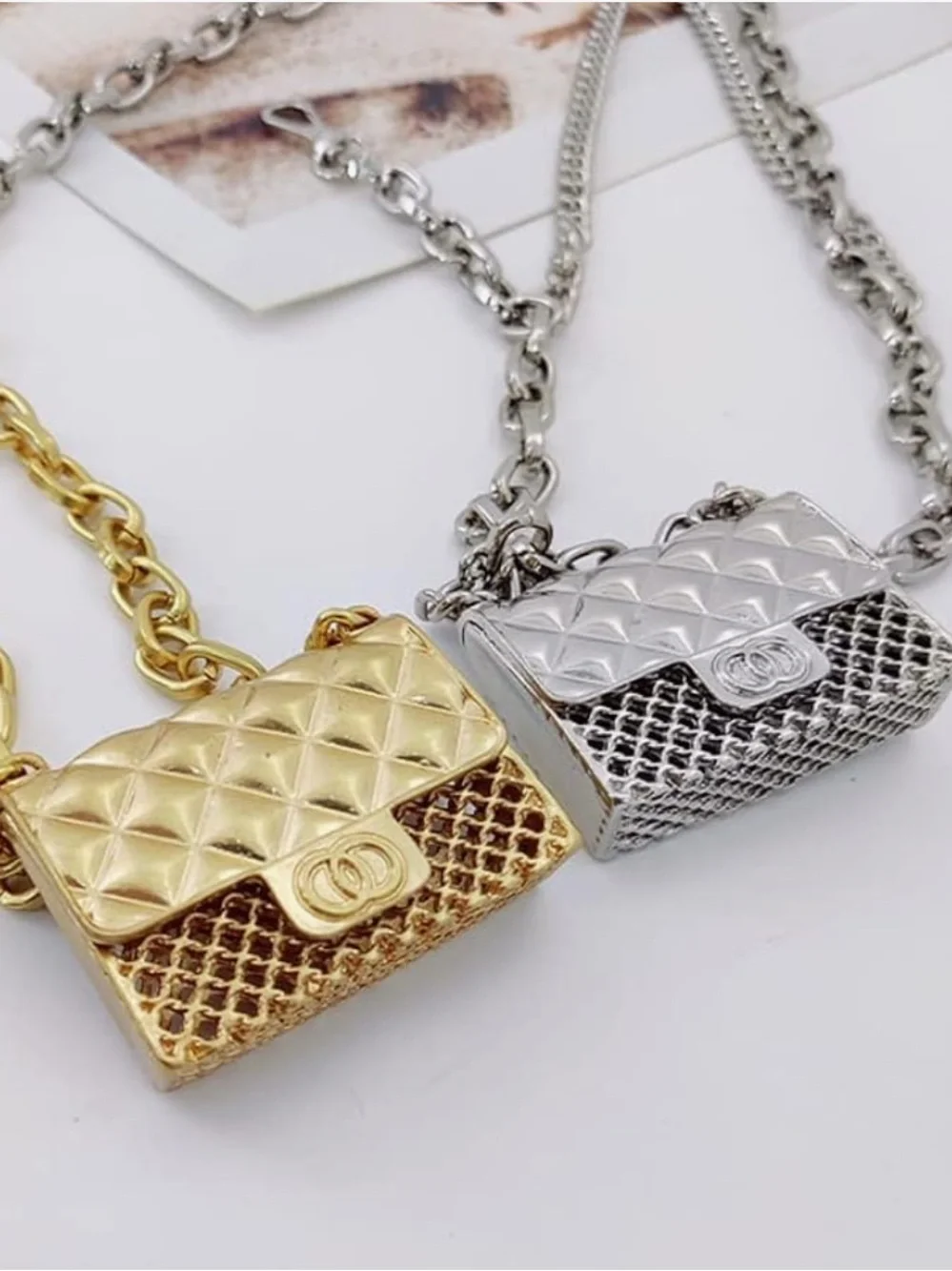 Vintage Style Mini Bag Chain Belt